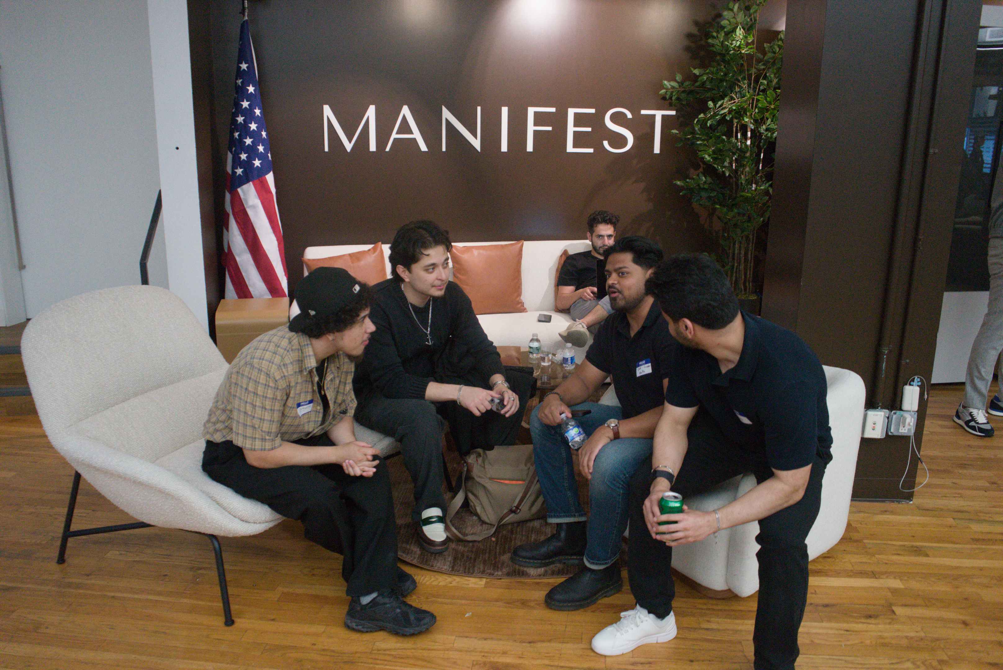 Networking at Manifest Law event
